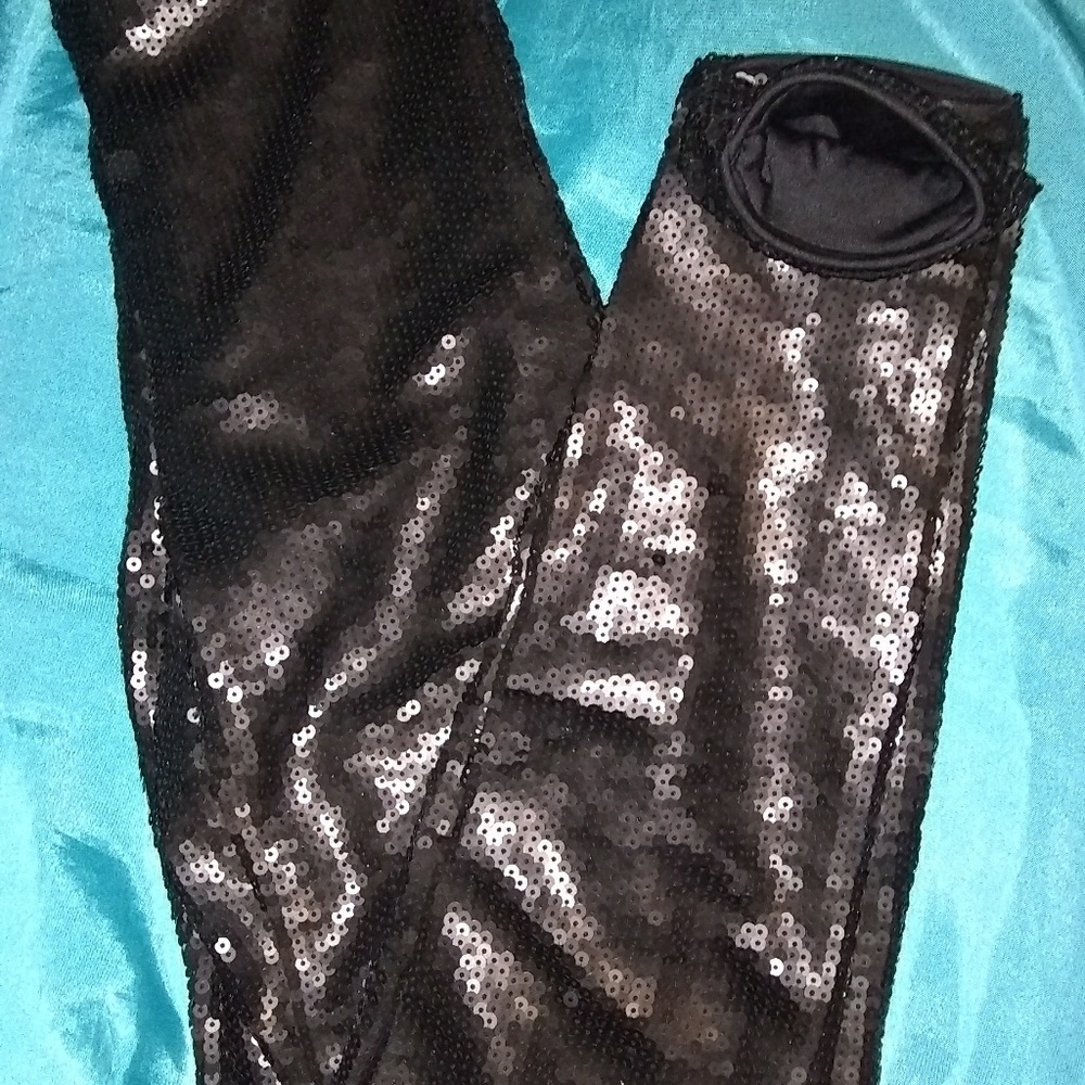 Black sequence pants - Picture 3 of 4
